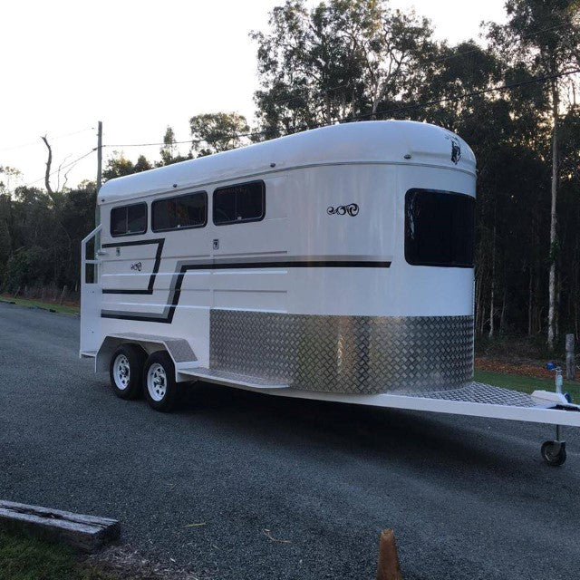 1980mm Angle Load / Gooseneck Roof - horse floats