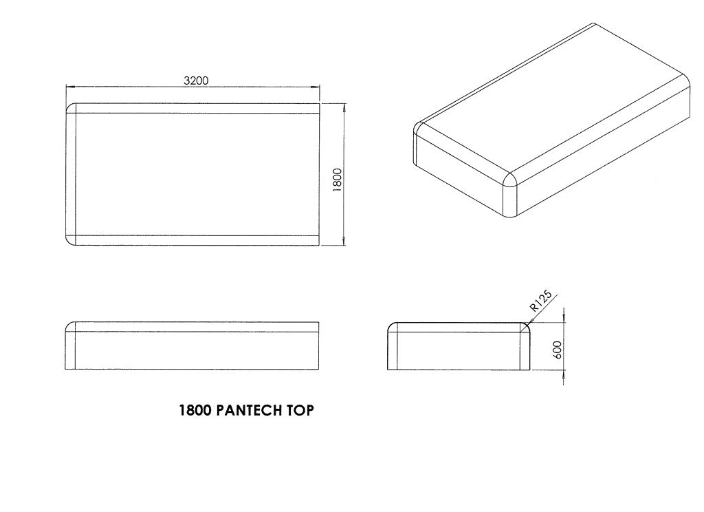 1800mm Pantech Top - for furniture trailers and hire fleets