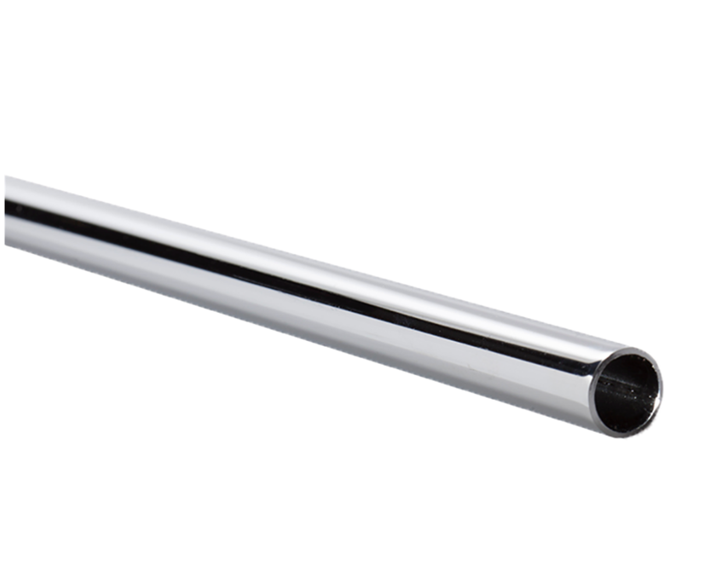 Chrome Shower Rod with Chrome Oval flange